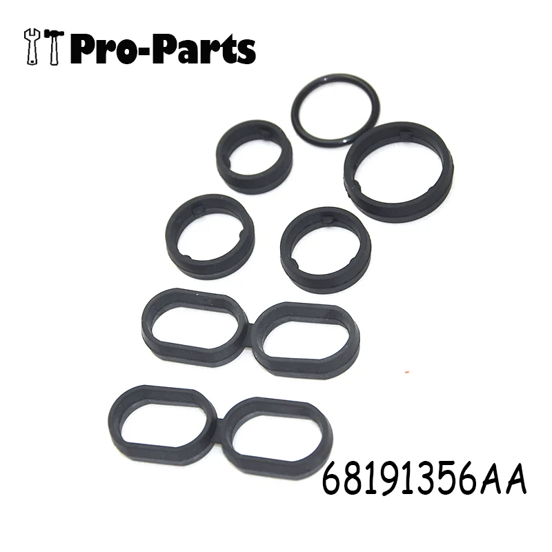 Oil Cooler Filter Adapter oil cooler filter adapter New Oil Cooler Filter Adapter O-Rings Gasket Set 68191356AA For Chrysler Dodge Jeep Grand Cherokee 2014-