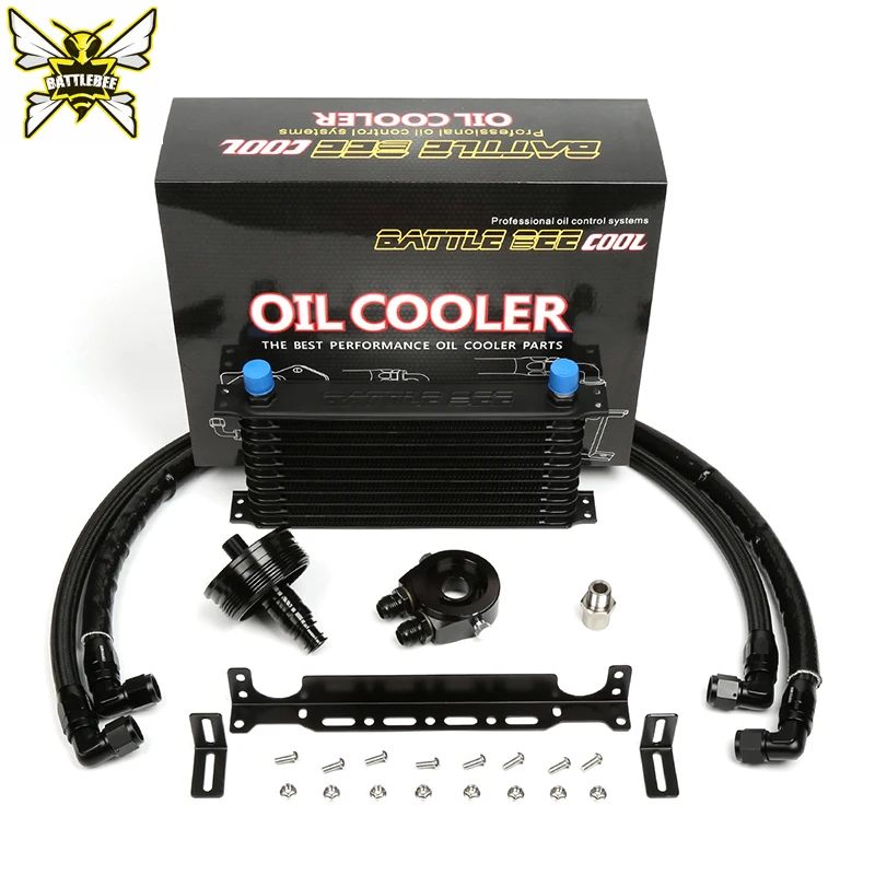 Kit Radiatore Olio Motore Bb-Ock-118 Ape Da Battaglia A 13 File Per Radiatore Alloggiamento Filtro Olio Motore Bmw E87 N46B20
