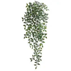 Lush Greenery Artificial Hanging Plant with Pot for Indoor and Outdoor Decor (D 85cm)