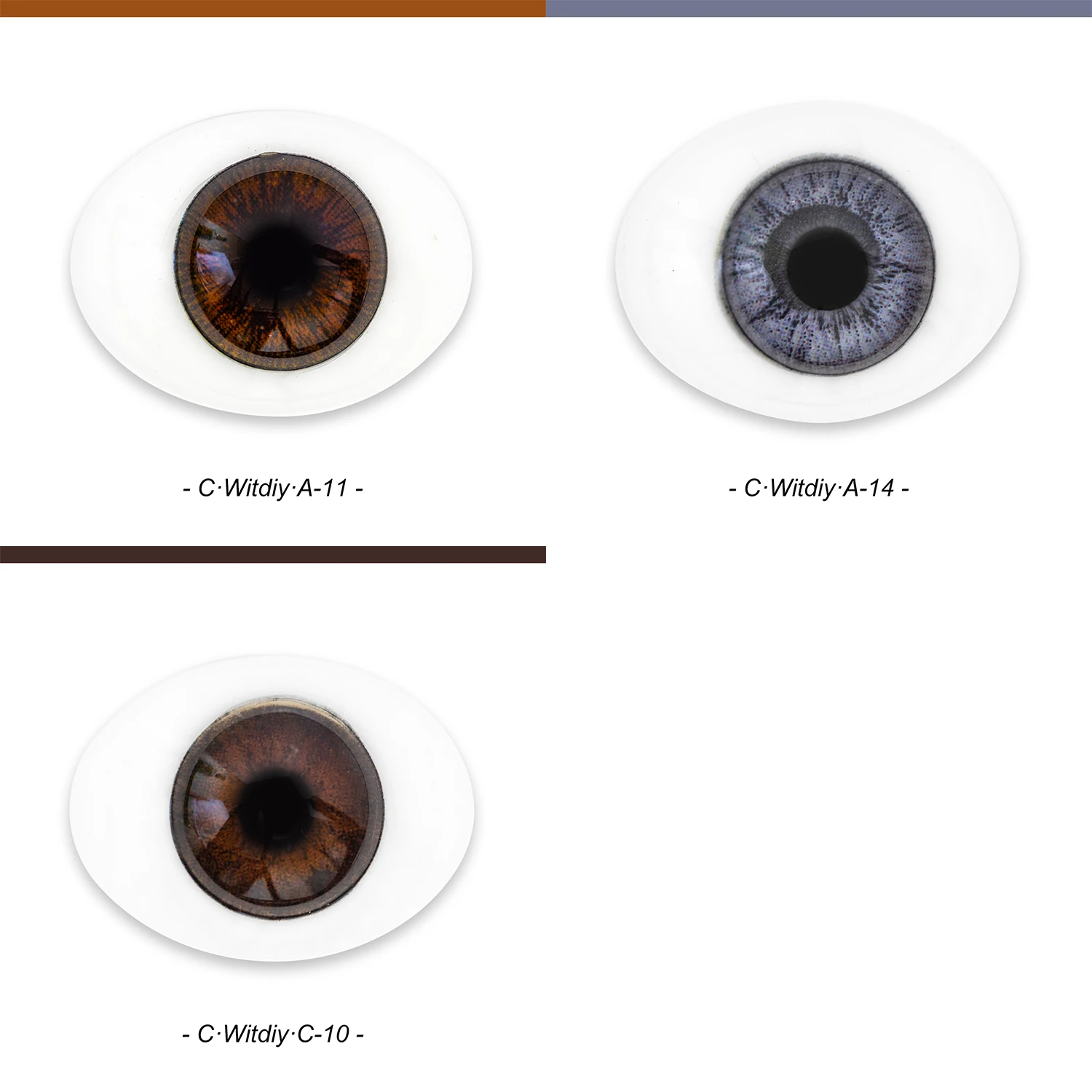Glass Doll Eyes Doll Eyes Doll Eyewear Accessories Doll Accessories 10pcs Doll Glass Eyes 12mm/14mm/18mm/20mm/22mm/24mm For Reborn/BJD Dolls
