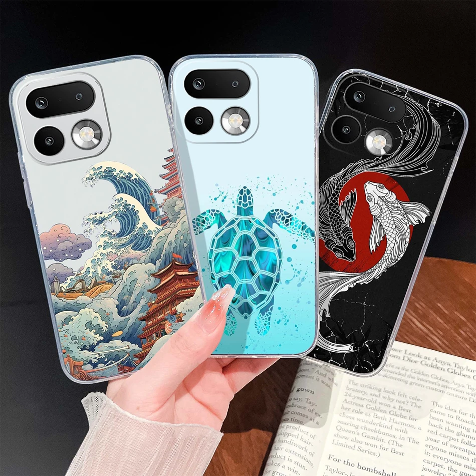 Stylish Soft Slim TPU Clear Silicone Phone Case - Lightweight Protective Cover