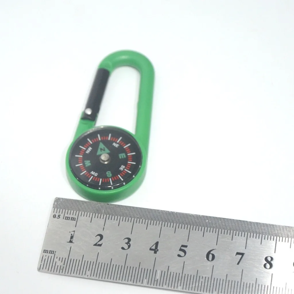 Mini Lightweight Portable Carabiner Compass 5