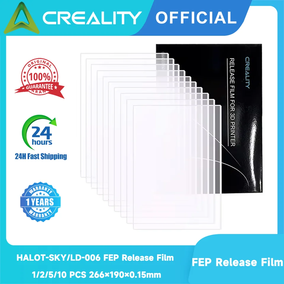 Pellicola FEP Creality LD-006 Per Stampante 3D Resina UV - Dimensioni 294x170x0,15 Mm