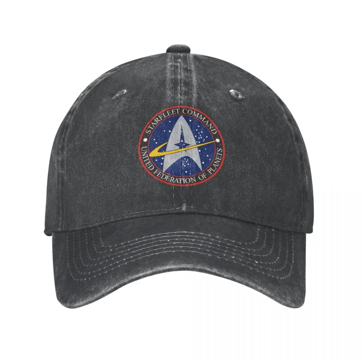 

Star Treks Film Men Women Baseball Caps Science Fiction Distressed Washed Caps Hat Vintage Outdoor Travel Snapback Cap