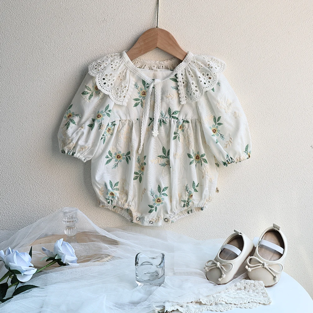 Lace Scarf for Baby Girls Hollow Out Collar Kids Accessories