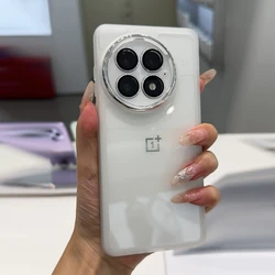 Luxury TPU Soft Silicone Transparent Back Cover with Camera Protection & Shockproof Bumper Design for One plus 13 (White)
