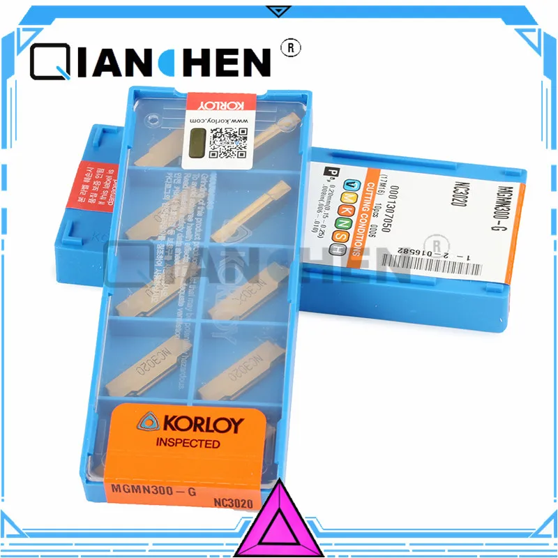 

Оригинальная Корея Korloy MGMN300-G NC3020 (10 шт./партия) Высококачественная вставка для внутренней обточки