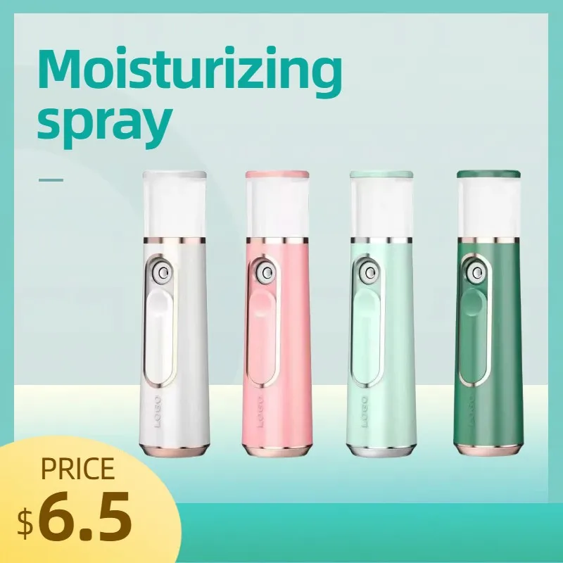 

Moisturizing Spray Portable Hydrating Nanometer Mist Nebulizer Eyelash Extensions Sprayer Facial Device Travel Home Skin Care