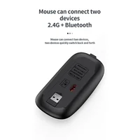 Jomaa Slim Rechargeable Bluetooth Keyboard and Mouse Set for Laptop Computer 2.4G USB Wireless Keyboard and Mouse Combo - Image 6