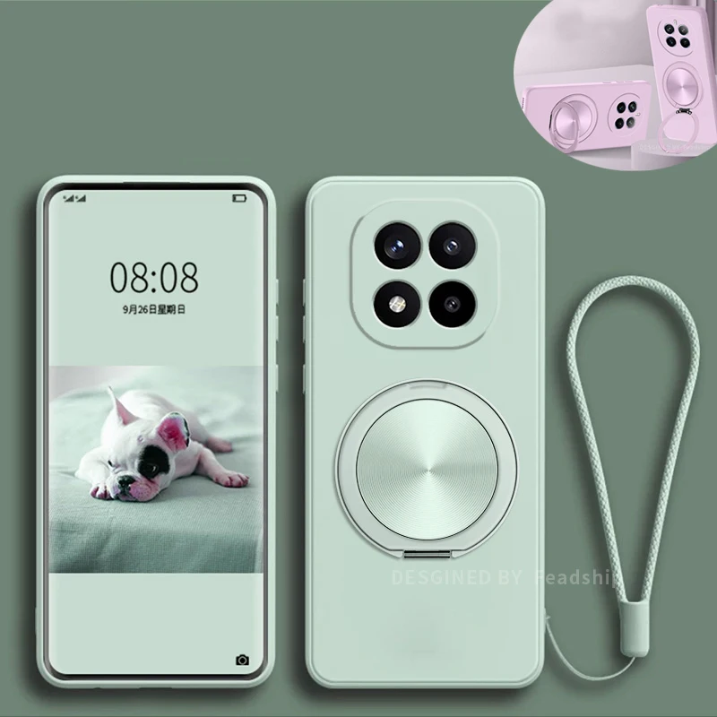 Silicone Phone Case with Magnetic Holder and Bracket