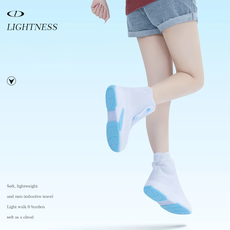 2024 New transparent shoe covers waterproof slip-resistant sneakers protector women shoe waterproof cover cycling overshoes