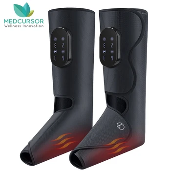 Medcursor Foot Air Pressure Leg Massager with Heat Promotes Blood Circulation Muscle Relaxation Portable Massager Boots for Home 1