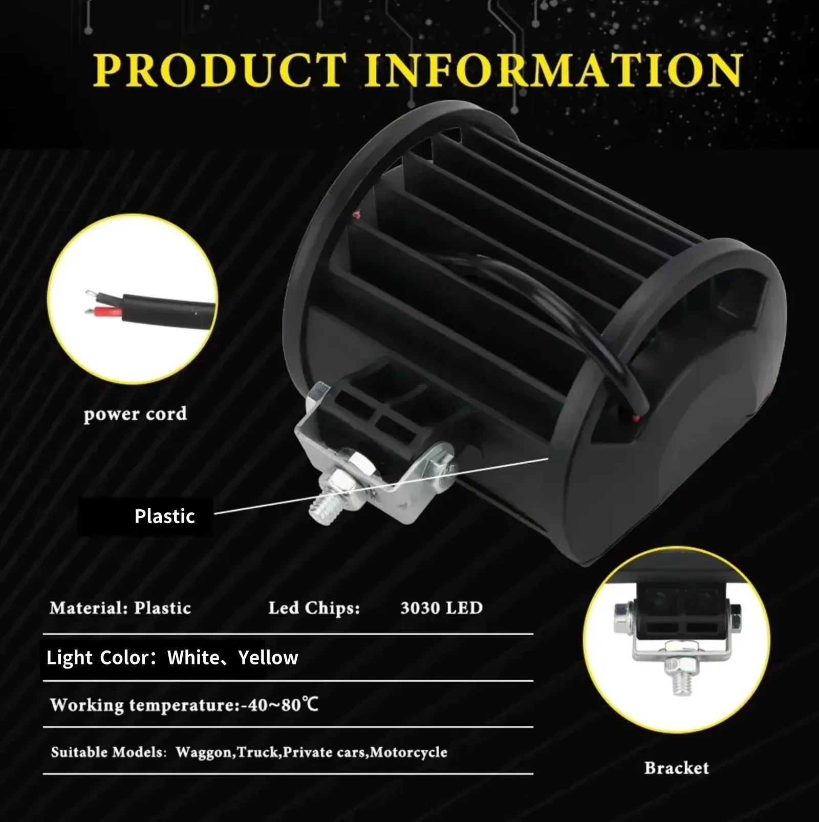 Off road LED Spot Flood Light 3