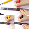 Solid Carpenter Pencil Set with 6 Refill Leads Built-in Sharpener Mechanical Pencil Marking Tool Kit for Woodworking Architect 4