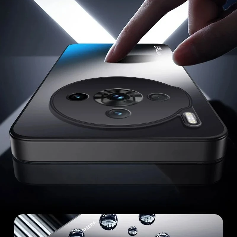 Magnetic Ring Stand Case - Matte Bumper Anti-Fingerprint Protective Cover