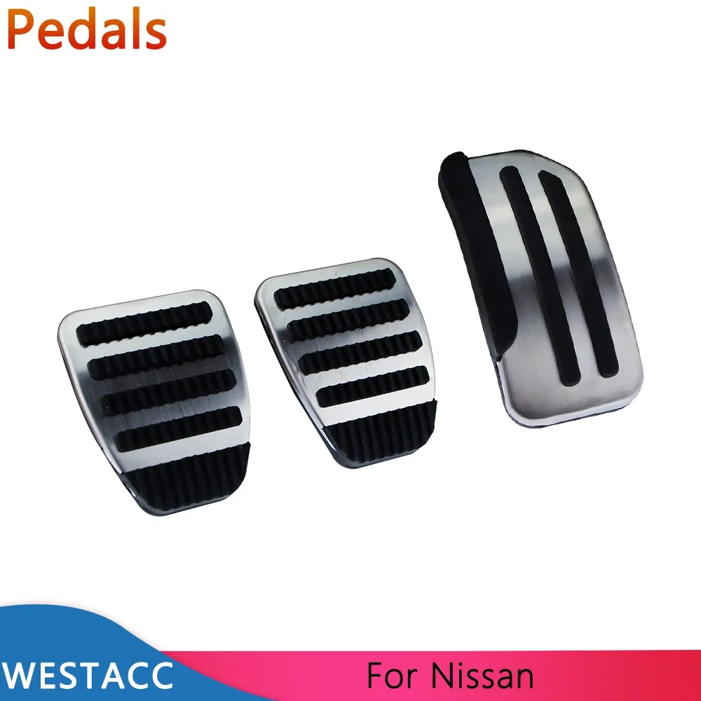 Car Pedals Pedal Cover for Nissan Note 2014-2021 Tiida March 2011-2015 Sentra VII 2012-2017 Juke Leaf 2011-2018 Altima 2012-2015