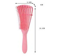 Brosse à cheveux démêlante brosse de Massage du cuir chevelu peigne à cheveux brosse démêlante pour brosse à cheveux démêlante bouclée femmes hommes Salon 6