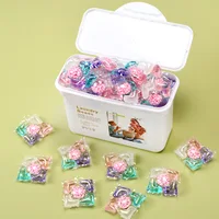 Five-in-one Laundry Beads Deep Cleaning Stain Removal Laundry Beads Family Size Long-lasting Concentrated Laundry Detergent 1