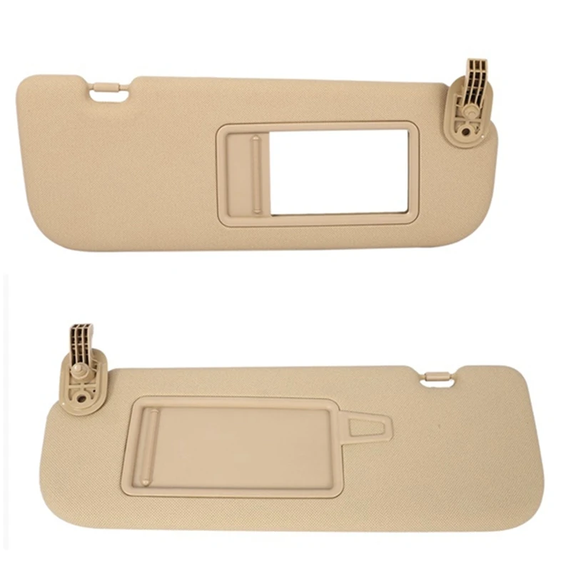 

Gray Beige Sun Visor With Make-Up Mirror For Hyundai Elantra MD 2011 - 2015 852103X000TX 852203X000TX