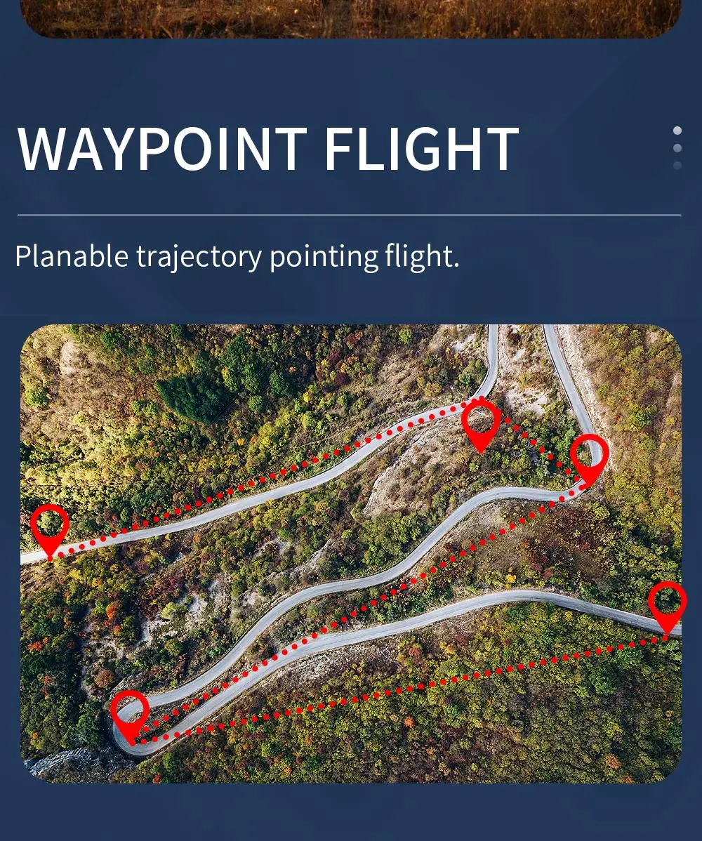 SG907 MAX GPS Drone, WAYPOINT FLIGHT Planable trajectory .