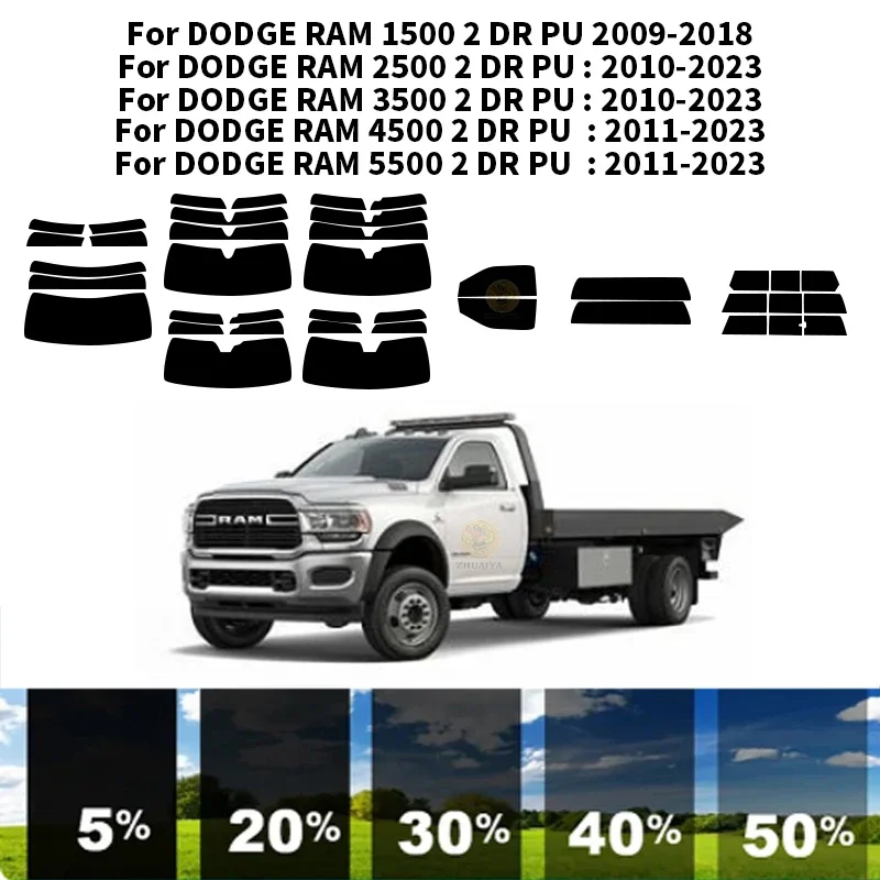 

Нанокерамическая Автомобильная УФ-пленка Precut для окон, автомобильная пленка для окон DODGE RAM 5500 2 DR ПУ 2011-2023