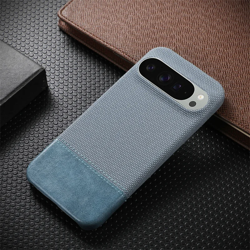 Luxury Matte Cotton Linen Soft Leather Phone Case - Frameless Anti-Fingerprint Shockproof Cover
