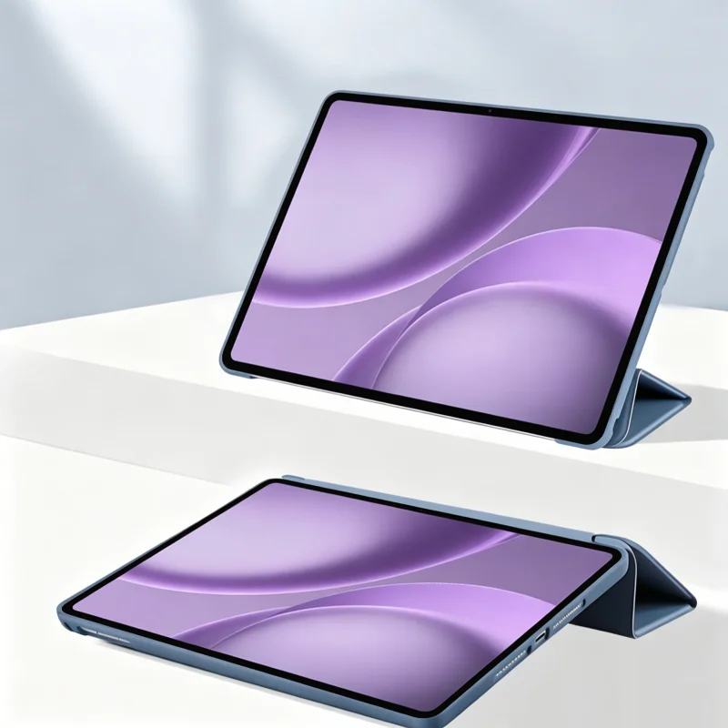 Luxurious PU Leather Soft Back Stand Tablet Case - 13.2 Inch