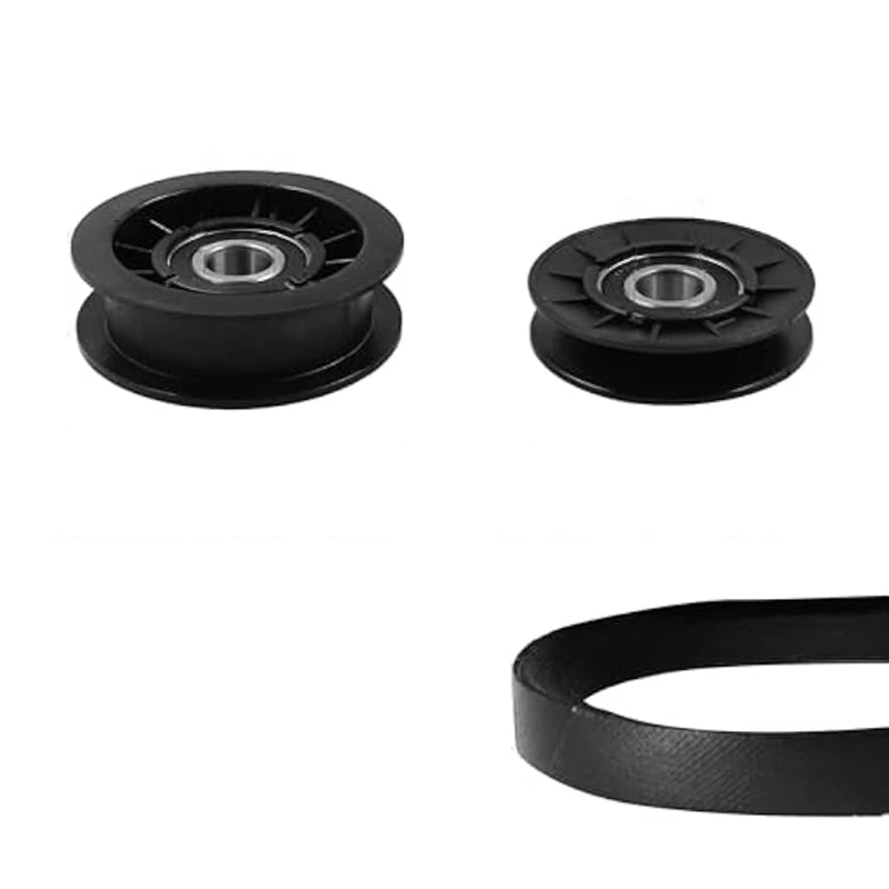 GX20286 GX20287 Flat Idler Pulley With Drive Belt GX20006 For Lawn Mower 1760097 280-143 690409MA 280-097 265-186 3