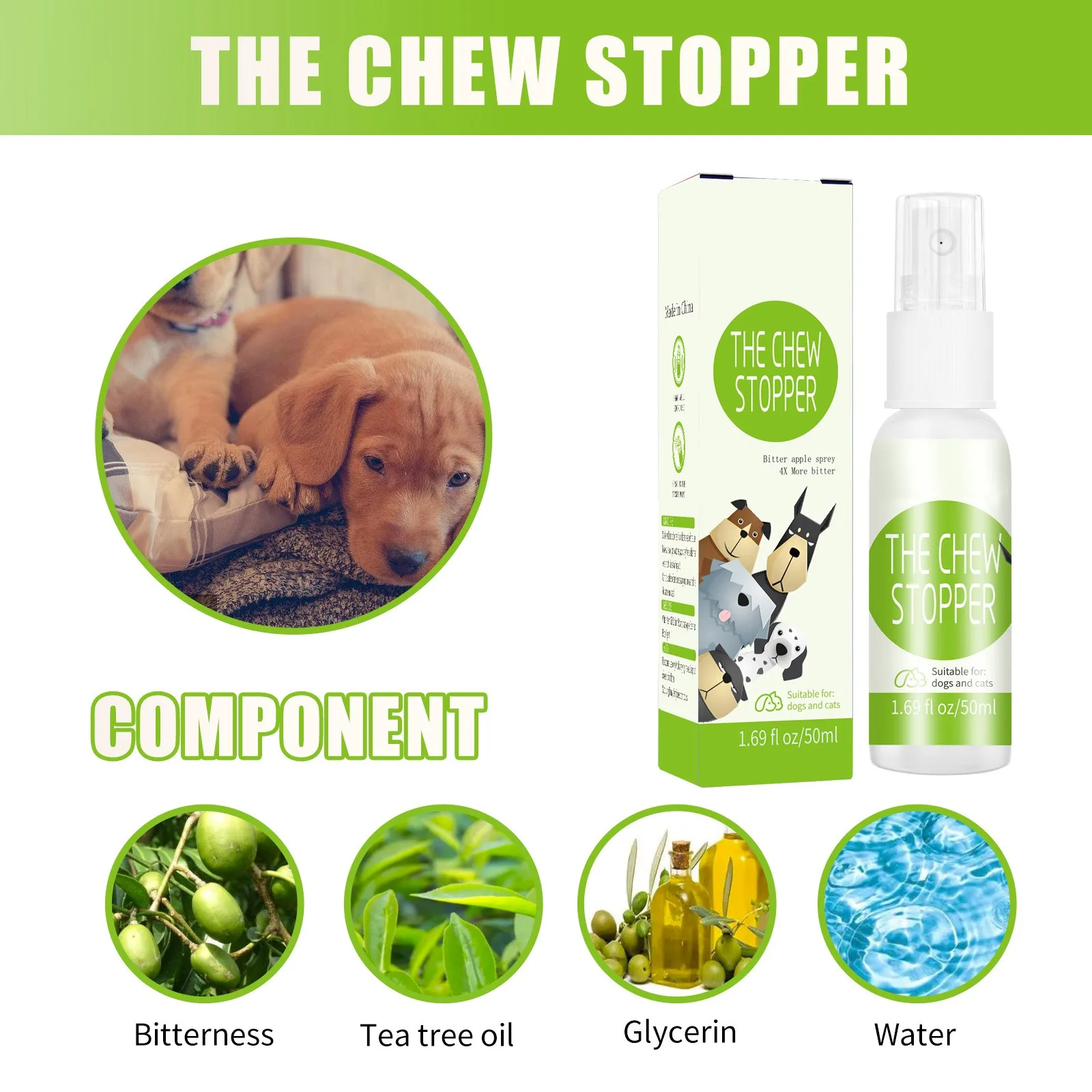 50ml Cat Deterrent Spray Pet Restricted Area Spray Repel Cats And Dogs From Urinating And Defecating