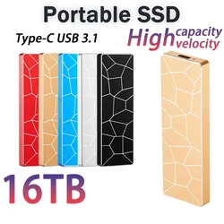 M.2 ssd móvel unidade de estado sólido 16tb dispositivo de armazenamento disco rígido computador portátil usb 3.0 discos rígidos móveis disco de estado sólido