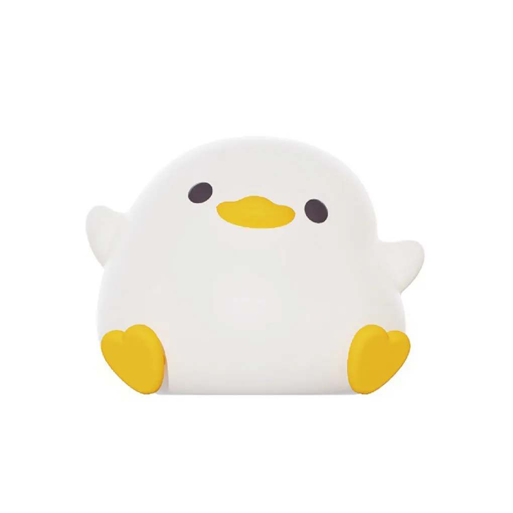 

Children Cute Duck Silicone Light LED Patting USB Bedside Touch Gift