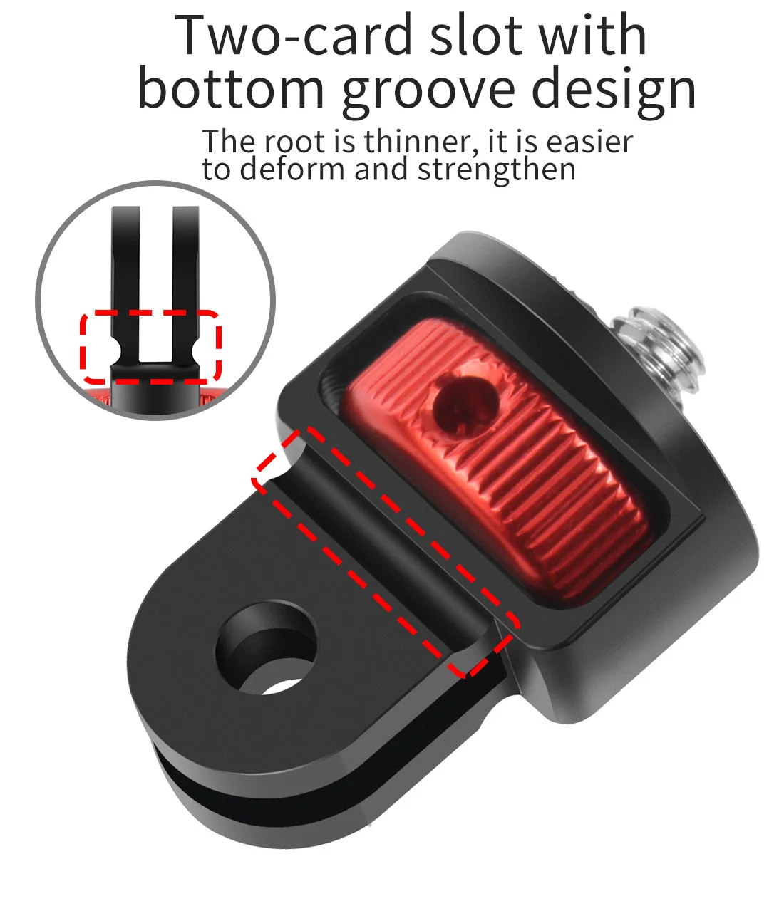 For insta360 X5 Metal Mini Tripod Convert Mount 1/4" Screw Quick-Release Base fo