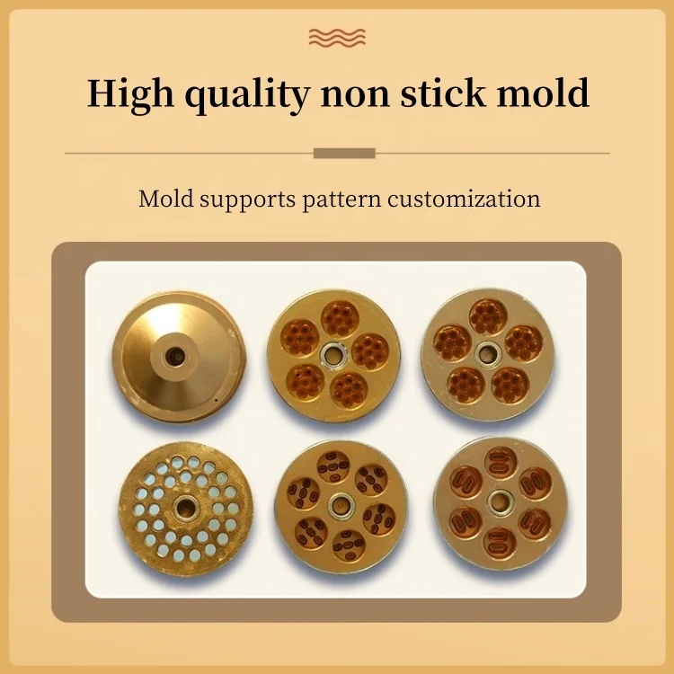 JUYOU Macaroni Pasta Making Machine Hollow Tube Noodles Forming Machine Macaroni Pasta Maker
