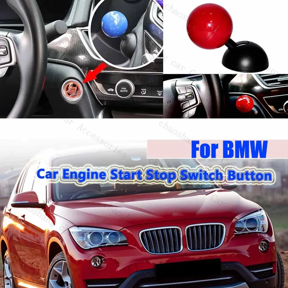 

For BMW Car Engine START Button Replace Cover STOP Switch ball style Car Accessories