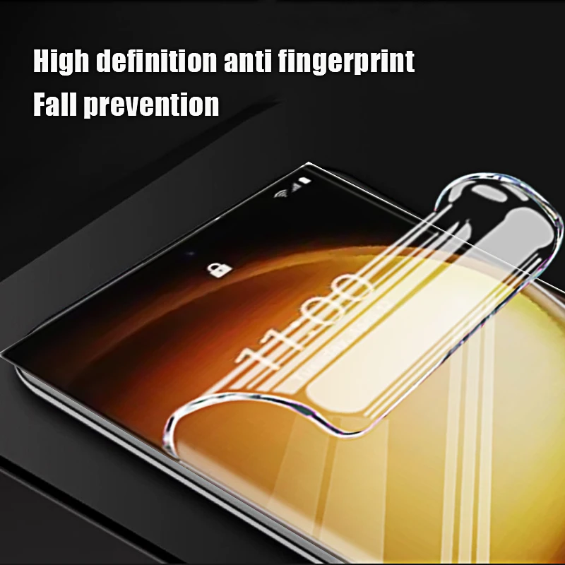 Premium Hydrogel Screen Protector Film - 4 Pack