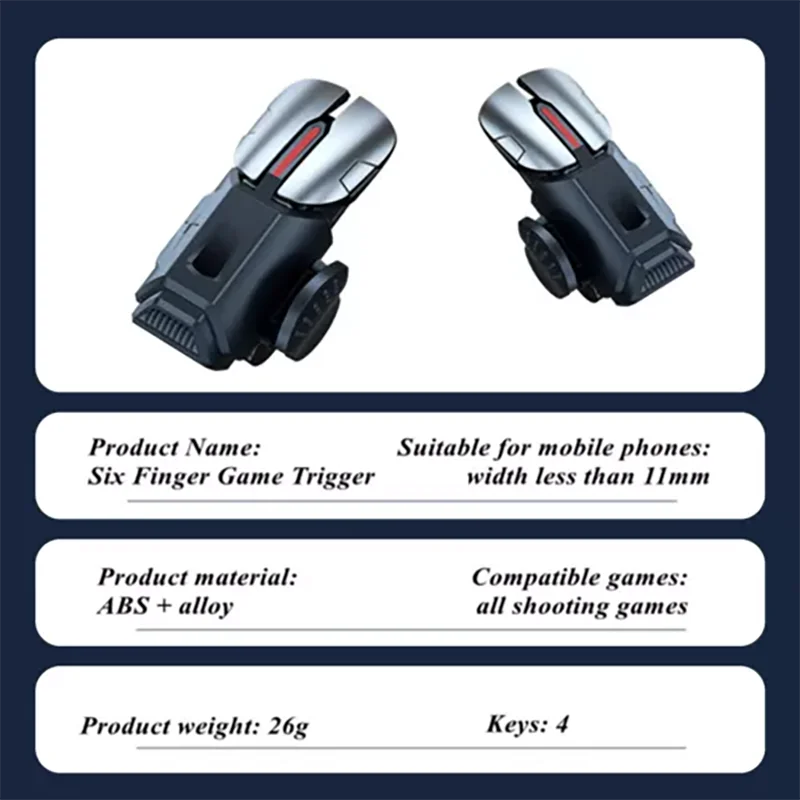 G21 Six Fingers Mobile Phone Game Trigger