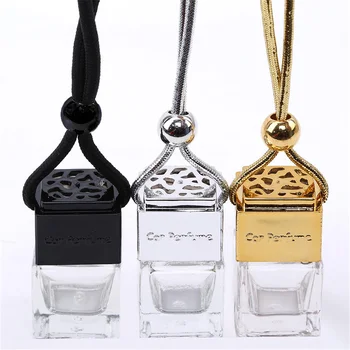 Diffusore di oli essenziali per auto, profumo, deodorante per ambienti, profumo, bottiglia di profumo, ornamento, mini bottiglia vuota appesa, fornitura per interni auto
