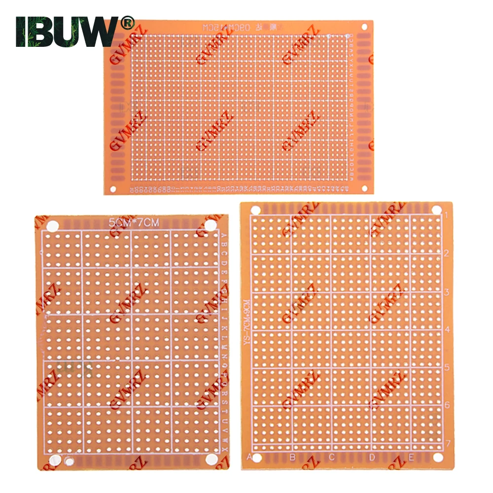 페놀릭 PCB 프로토타입 보드 DIY 전자 프로젝트용 범용 스루홀 퍼프보드