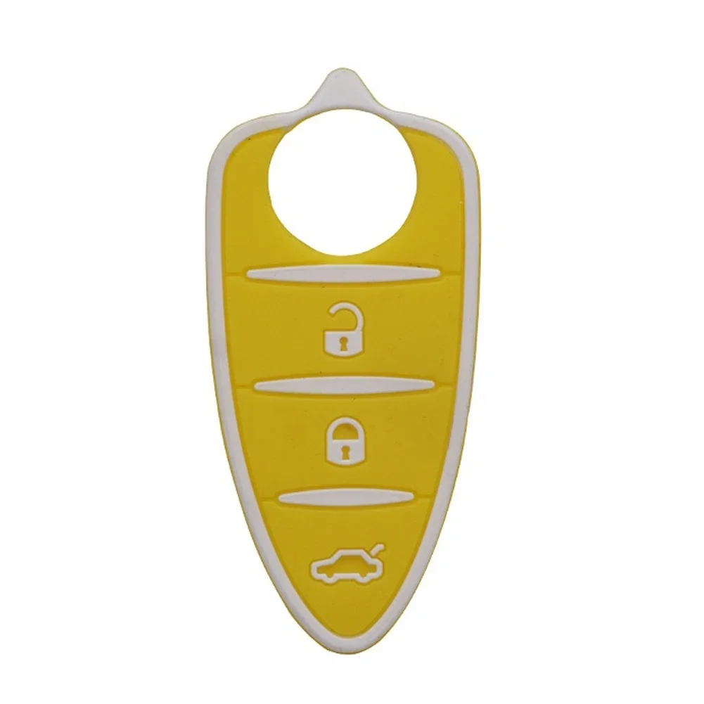 Multicolor 3-Button Car Remote Key Shell Pad - Stylish Accessories