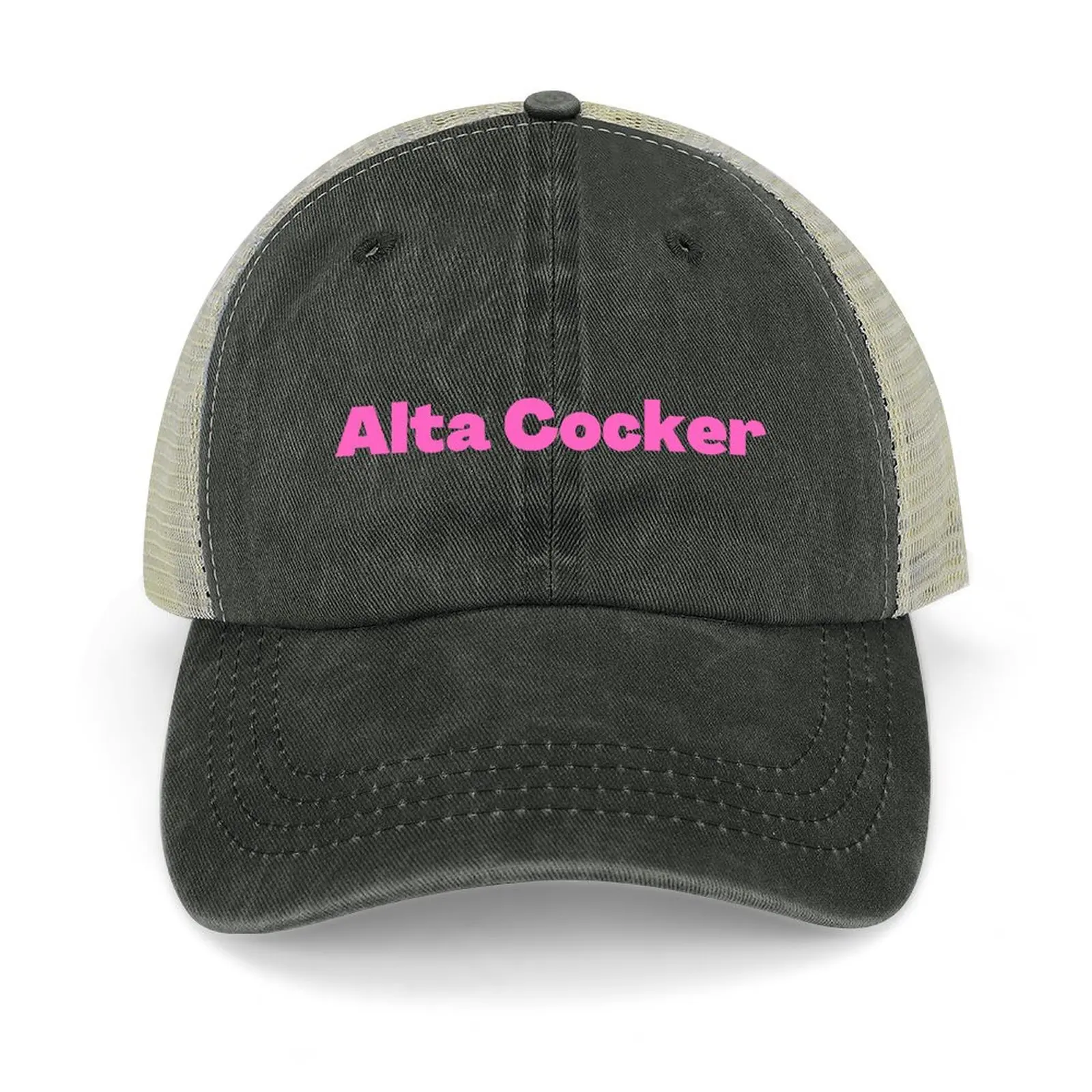 

Yiddish Alta Cocker pink -- Funny Old Person Cowboy Hat Rugby |-F-| Wild Ball Hat Rave Mens Tennis Women's