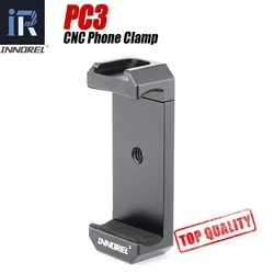 Aluminum Alloy Universal Mobile Phone Clamp Adapter Clip Mount for Telephone Camera Tripod External Shooting Equipments