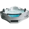 Corner Whirlpool Bathtub, Triangular Glass Spa Pool, 59 Inches Long X 59 Inches Wide X 25 Inches High Bathtubs & Whirlpools 2