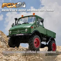 Fms New 1/24 Unimog Fcx Series Off Road 4wd Rc Climbing Car Remote Control Electric Simulation Car Model Adult Toy Gift 1