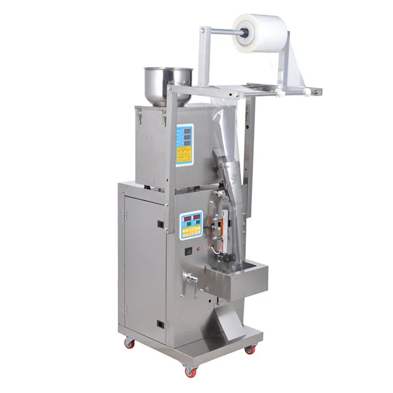 

3 side seal tea bag packing machine, automatic weigher 2g to 100g or 2g to 200g