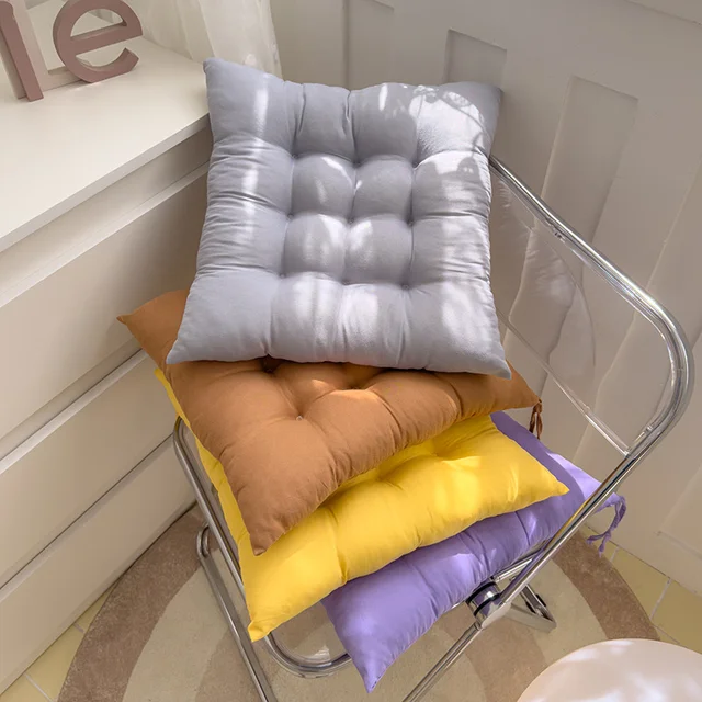 Coussin de siège de chaise avec sangle coordonnante, intérieur et extérieur, coussin de canapé, oreiller, maison, bureau, voiture 4