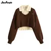 Women Spring Autumn New Vintage Knit Sweater+Vest+Denim Midi Skirt 3-piece Suit 2025 Korean Elegant Pullover Dress Matching Set 4