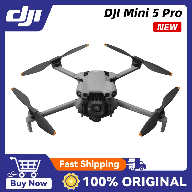 โดรน DJI Mini 5 Pro กล้อง 1 นิ้ว ถ่ายภาพแนวตั้ง 225° ยืดหยุ่น
