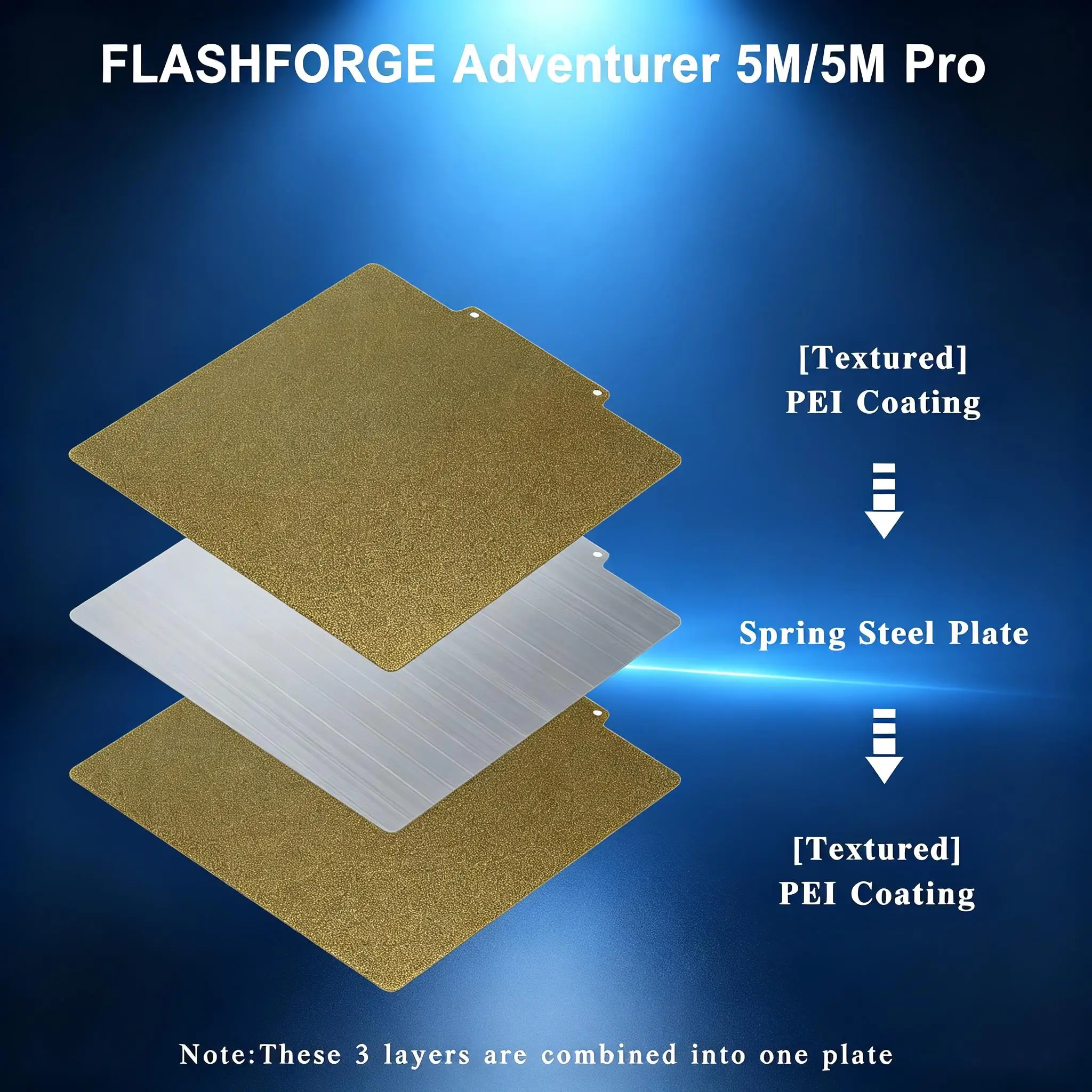 Magnetic PEI Double-Sided Printing Build Plate - 235x235mm
