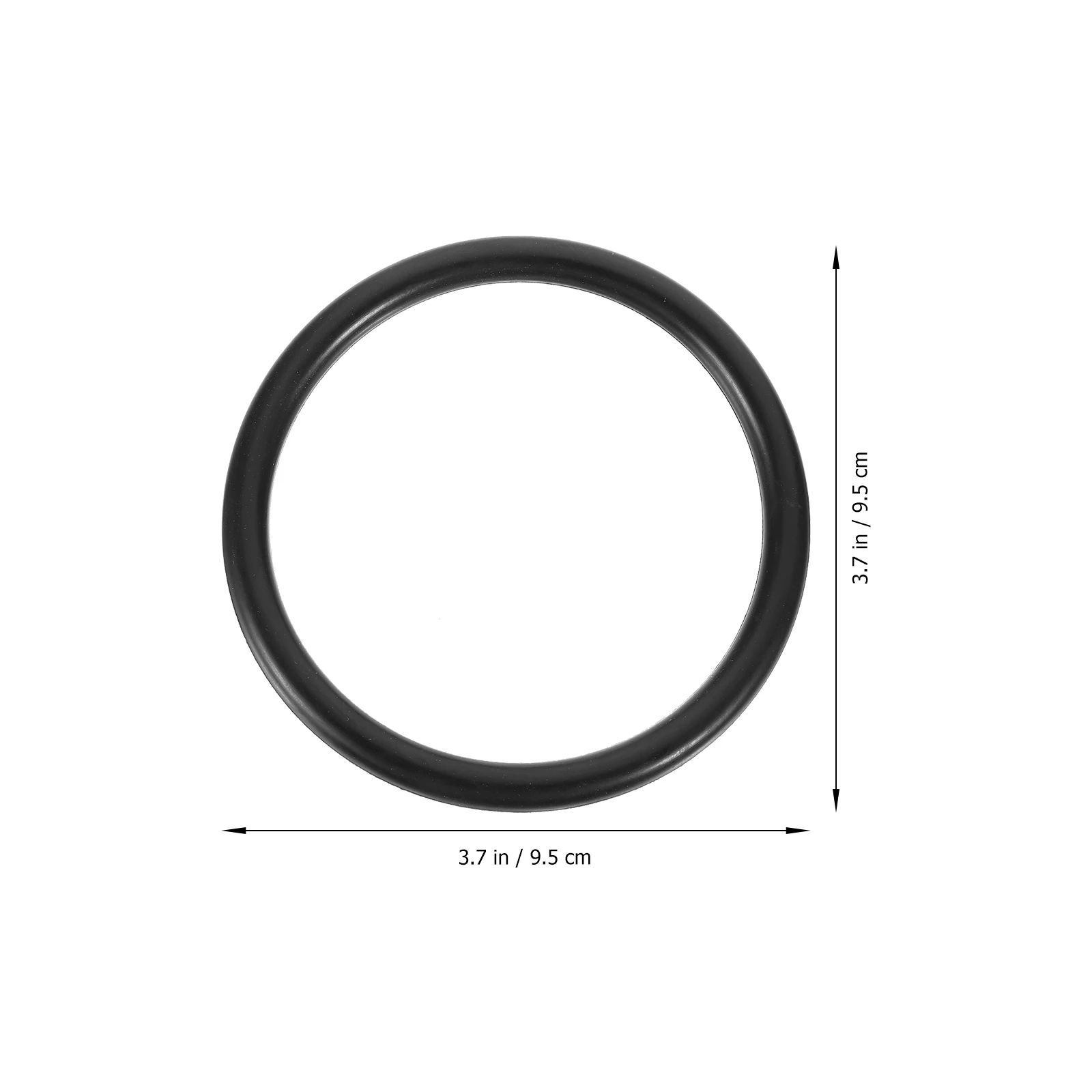 3 Pcs Crystal Bowl Gasket Music Rubber Ring Tibetan Base Black Rings for Singing Cushion Sound Mat for Buddhist Bowl Using