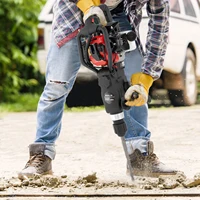 3-in-1 Multi-Purpose Gasoline Hammer, 1000W Handheld Impact Drill, Crushing and Demolition Pick, Concrete Destruction Tool 1